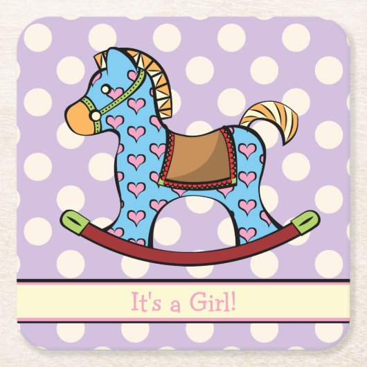 Untersetzer mit Rocking Horses (Vorderseite)