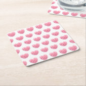 Untersetzer mit rosa Herzen (angewinkelt)