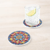 Untersetzer mit rumänischem Farbdesign (Seite)