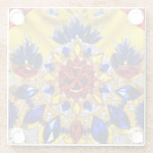 Untersetzer mit rumänischen Farben (Rückseite)