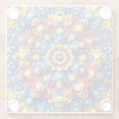 Untersetzer mit rumänischen Farben (Rückseite)