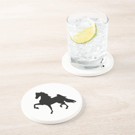 Untersetzer mit Saddlebred Pferd (Seite)