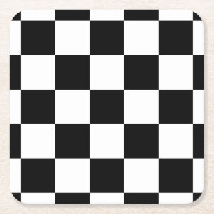 Untersetzer mit Schachbrett-Design