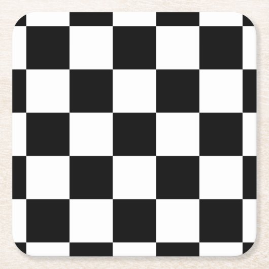Untersetzer mit Schachbrett-Design (Vorderseite)