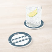 Untersetzer mit schlichtem Dekor, Royal Blue (Seite)