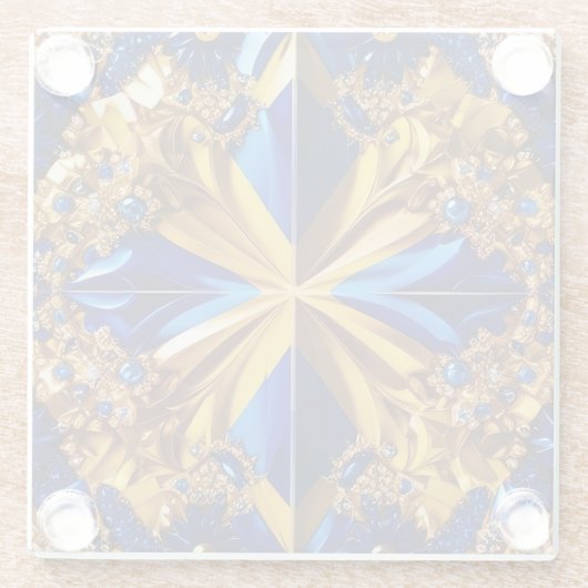 Untersetzer mit Schweden Farben (Rückseite)