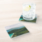 Untersetzer mit St. Thomas Foto (Schrägansicht)