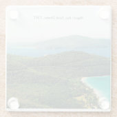 Untersetzer mit St. Thomas Foto (Rückseite)