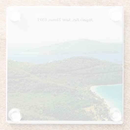 Untersetzer mit St. Thomas Foto (Rückseite)