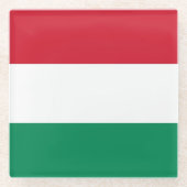 Untersetzer mit ungarischer Flagge (Vorderseite)