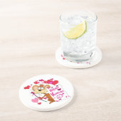 Untersetzer mit Valentine Maus (Seite)