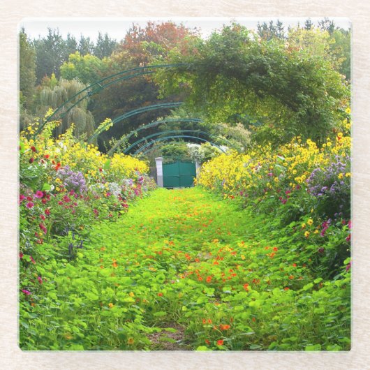 Untersetzer, Monet Grande Allee, Monet's Garden Glasuntersetzer (Vorderseite)