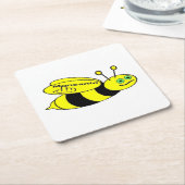 Untersetzer Monsanto Bee Dreh (angewinkelt)