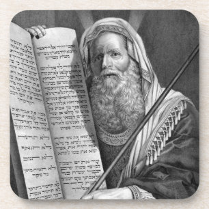 Untersetzer "Moses and the Zen Gebote"