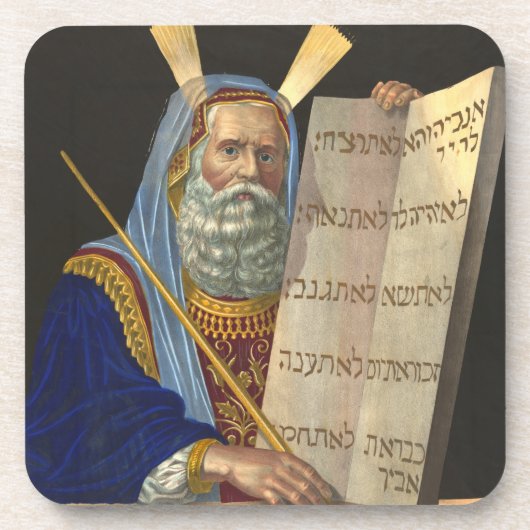 Untersetzer "Moses and the Zen Gebote" (Vorderseite)