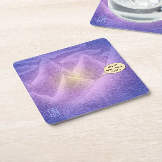 Untersetzer "Mountain Dreams Paper" (angewinkelt)