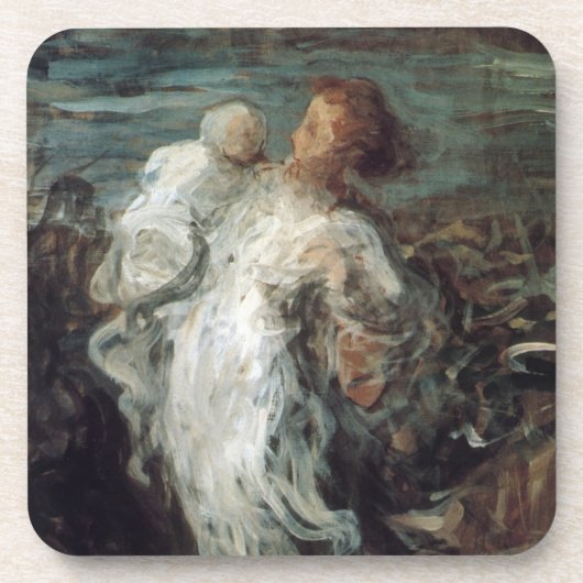 Untersetzer "Mutter mit Kind" (Vorderseite)