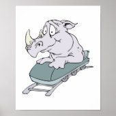 Untersetzer-Nashorn Poster (Vorne)