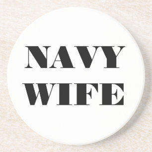 Untersetzer Navy Ehefrau