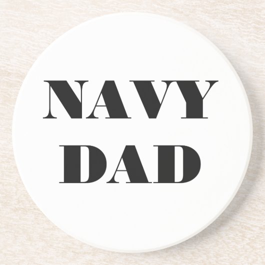 Untersetzer Navy Vater (Vorne)