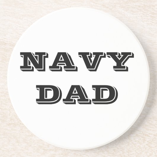 Untersetzer Navy Vater (Vorne)