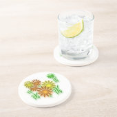 Untersetzer - Neon Blume (Seite)