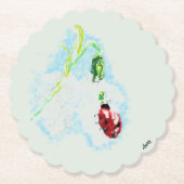 Untersetzer: Nordamerikanische Blume Untersetzer (Vorderseite)