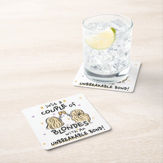 Untersetzer "Nur ein paar Blondinen" (Vor Ort)