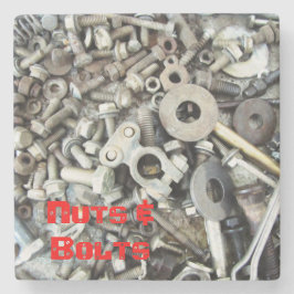 Untersetzer-Nüsse und Bolzen Steinuntersetzer