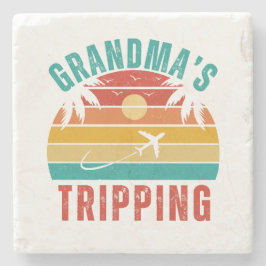Untersetzer Oma's Tripping Travel Gift