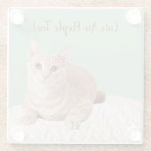 Untersetzer Orange Cat (Rückseite)