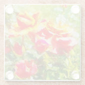 Untersetzer Orange Rose (Rückseite)