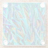 Untersetzer: "Overtones", smaragdgrün Glasuntersetzer (Rückseite)