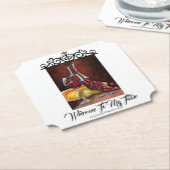 Untersetzer Paper - Willkommen in meinem Tisch (angewinkelt)