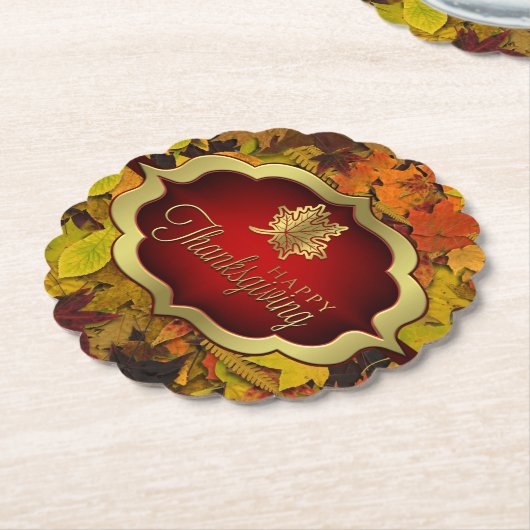 Untersetzer - Paperboard - Herbstliches Glück Ernt (angewinkelt)