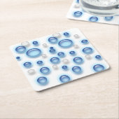 Untersetzer Papier - Blasen (angewinkelt)