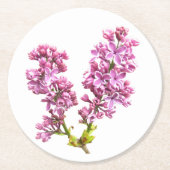 Untersetzer Papier - Lilac-Blüten (Vorderseite)