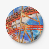 Untersetzer-Papierplatte Pappteller (Vorderseite)