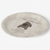 Untersetzer Pappteller (Schrägansicht)