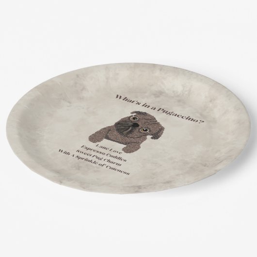 Untersetzer Pappteller (Schrägansicht)