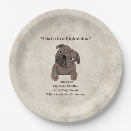 Untersetzer Pappteller (Vorderseite)