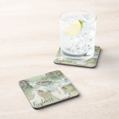 Untersetzer "Paris, Ducks Watercolor" (Rechte Seite)