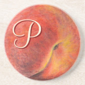 Untersetzer Peach Round Stone (Vorne)