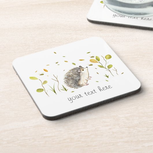 Untersetzer personalisierter Igel (Linke Seite)