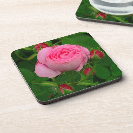 Untersetzer "PINK ROSE" (SET VON 6) (Linke Seite)