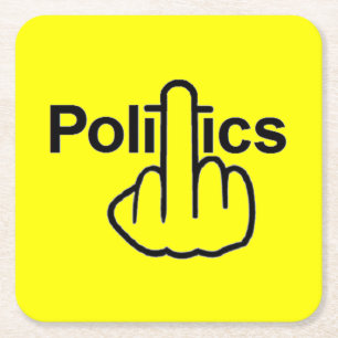 Untersetzer Politisch Gedreht