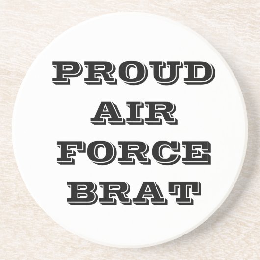 Untersetzer Proud Air Force Brat (Vorne)