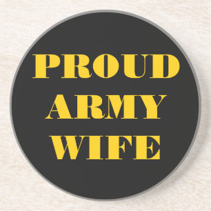 Untersetzer Proud Army Ehefrau