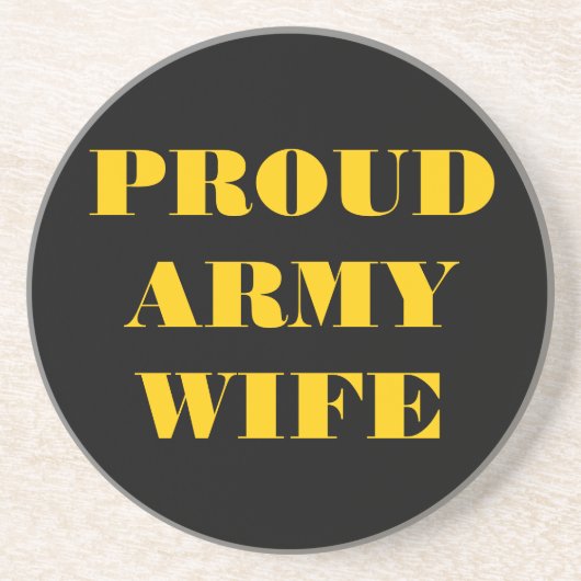 Untersetzer Proud Army Ehefrau (Vorne)
