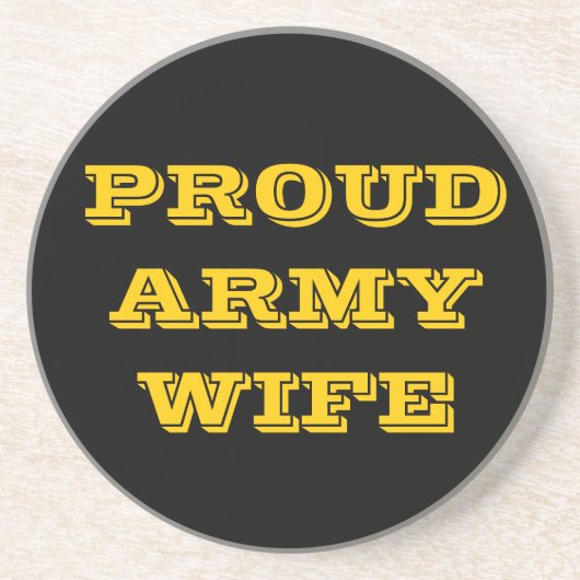 Untersetzer Proud Army Ehefrau (Vorne)